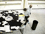 Greg Dirks performing a fit check