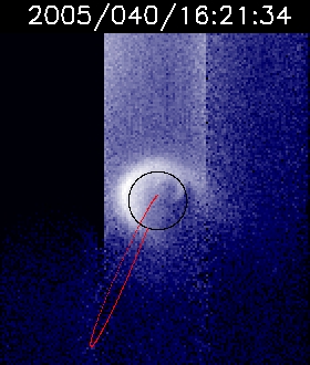 Recent IMAGE EUV image of plasmasphere
