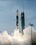 IMAGE begins to rise above the gantry